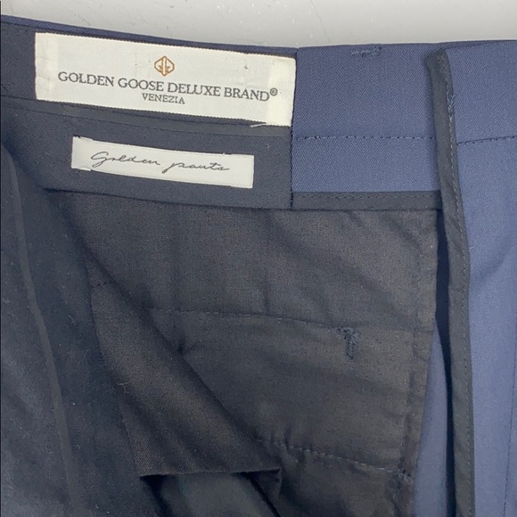 GOLDEN GOOSE DELUXE BRAND PANTS Navy Blue - Picture 6 of 10